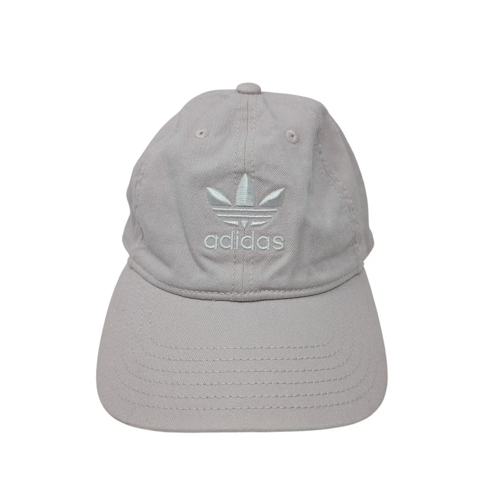 Adidas Women's Baseball Cap Dad Hat Light Pink Embroidered Sporty Travel Running